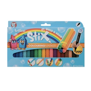 ماژیک نقاشی استیکس (stix) 20 رنگ (برند آرت ‌لاین)