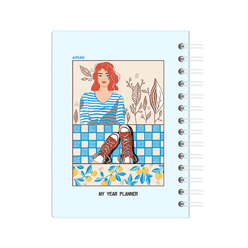 پلنر سالانه 130 برگ سیمی جلد سخت (برند آبرنگ)
