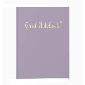 دفتر شطرنجی ۱۰۰ برگ A۴ کیوت پالت طلاکوب جلد سخت (برند برگ)