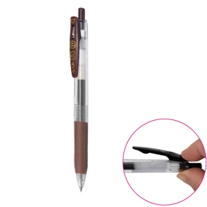 روان نویس ژلی ۰.۷ ساراسا کلیپ رنگ قهوه ای (برند زبرا)