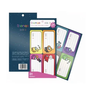 برچسب اسم فانتزی بزرگ طرح امانگ اس (برند لانگو)