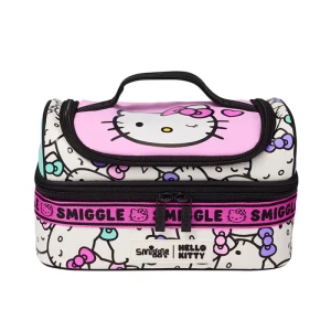 کیف ظرف غذا دوجداره دو زیپ طرح هلو کیتی (برند اسمیگل)