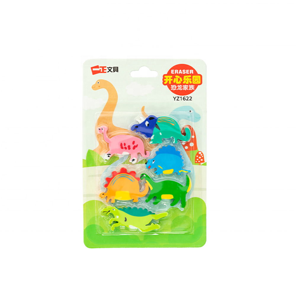 پاک کن فانتزی طرح دایناسور بسته ۶ عددی