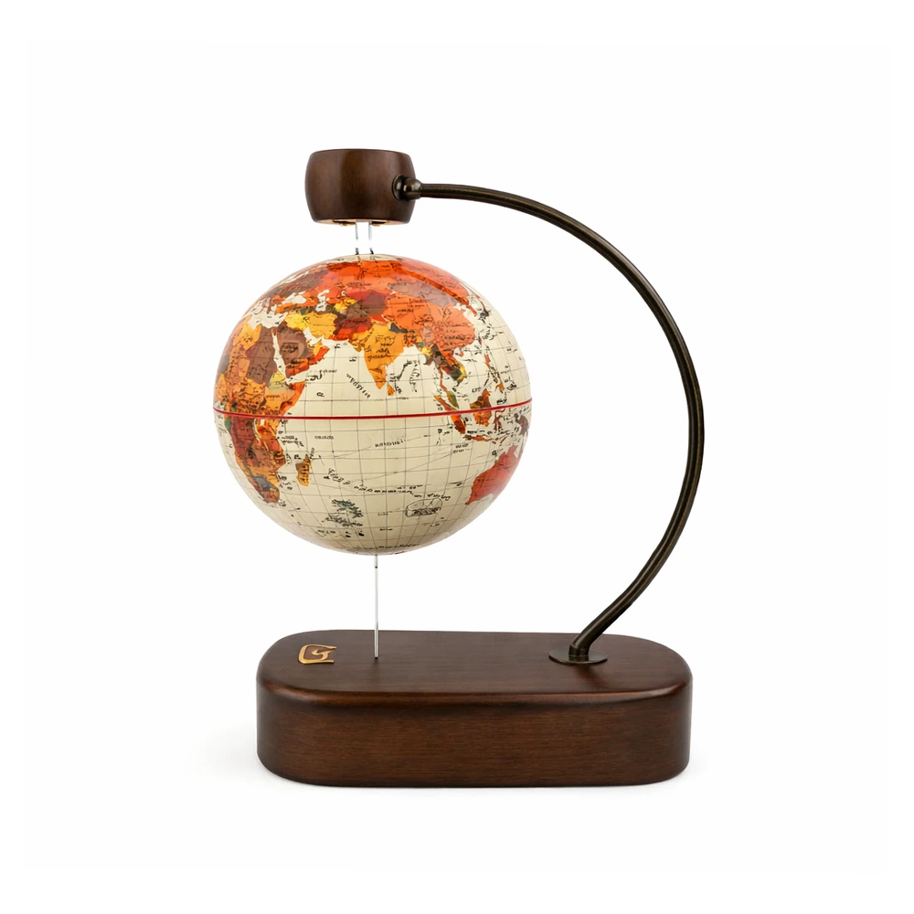 کره مغناطیسی سایز ۱۴ پایه چوبی بیضی (برند ایده)