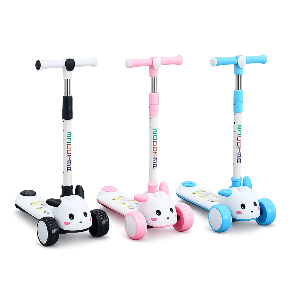 اسکوتر تعادلی موزیکال و چراغدار طرح پاندا