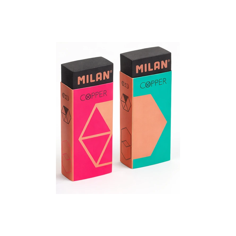 پاک کن مشکی بسته 2 عددی سری Copper (برند میلان)