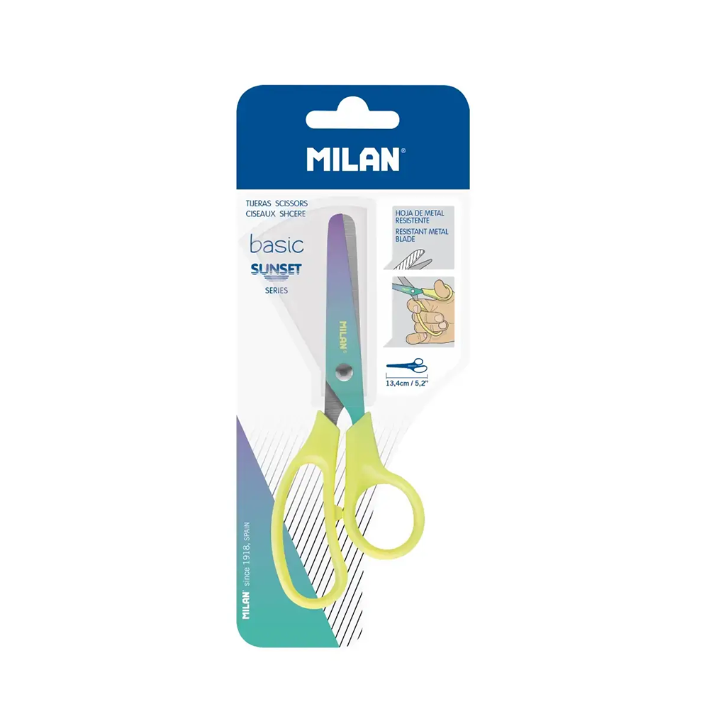 قیچی مهد کودک زرد (برند میلان)