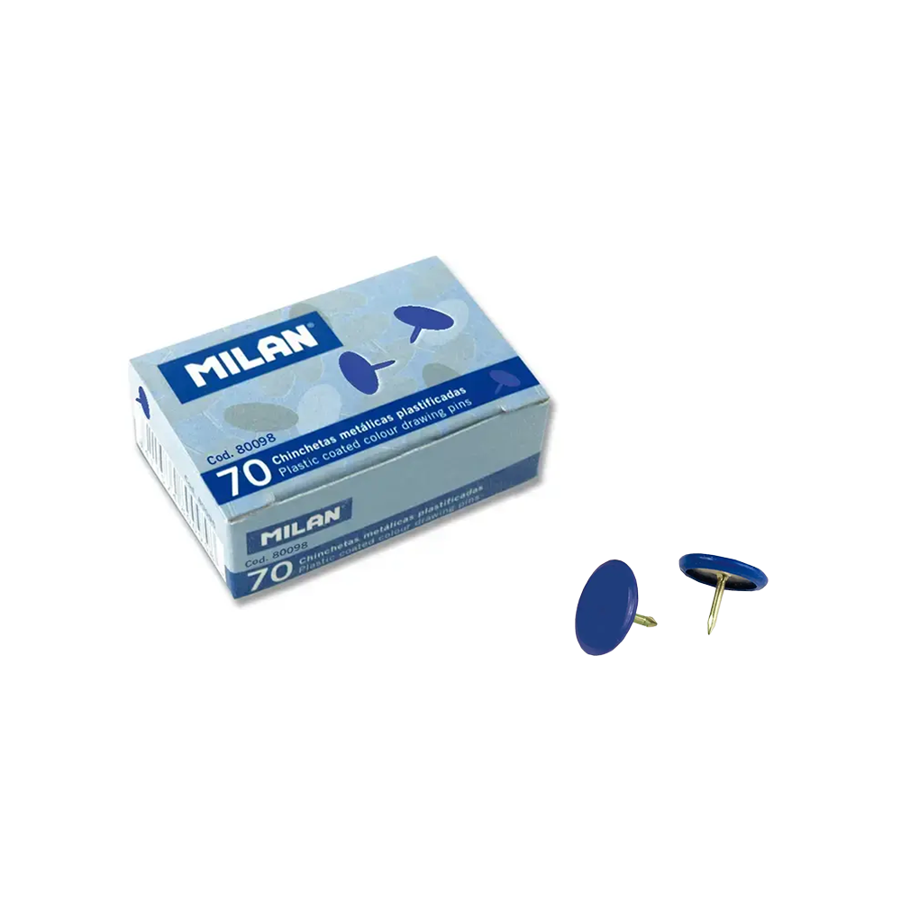 پونز روکش دار آبی بسته ۷۰ عددی (برند میلان)