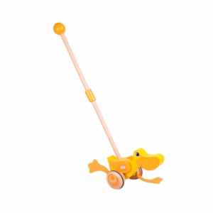 واکر کودک چوبی طرح اردک Push Duck (برند کلاسیک ورلد)