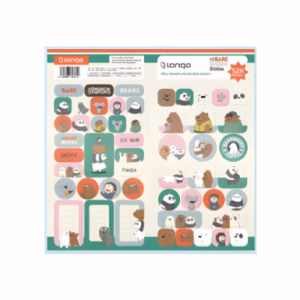 استیکر ۵۲ تکه طرح We Bare Bears (برند لانگو)